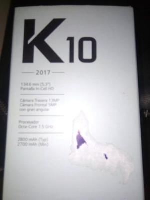 LG K10 mod 2017 liberado nuevo