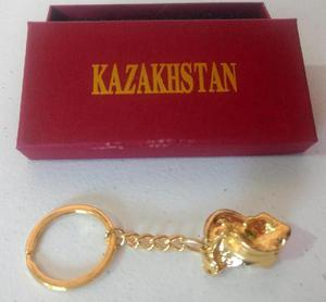 Llavero taba de bronce macizo de Kazakhstan Kazajstán