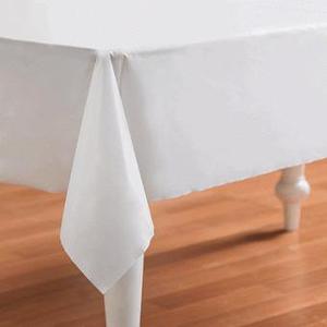 Mantel Plastico Liso Blanco 75 Micrones 180 X 250