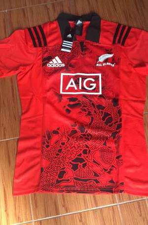 Camiseta De Los All Blacks Roja