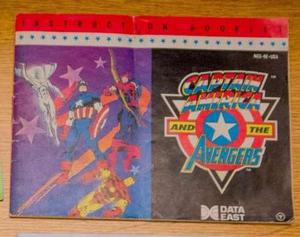 Captain America And The Avengers - Nes - Manual Original