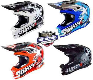 Casco Just 1 Motocross Moto Atv Troy Shoei Fox V1 Riderpro