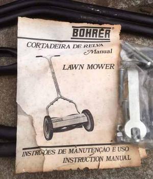 Cortadora Césped Manual Helicoidal 350mm Bohrer Brasil