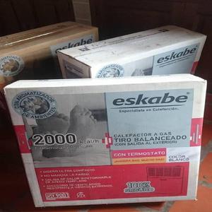 Estufa tiro balanceado Eskabe 2000 Kcal nuevo