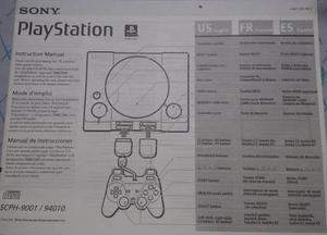 Manual Sony Playstation 1 Ps One + Catalogo - Original Japon