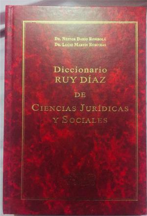 Diccionario Ruy Díaz de Ciencias Jurídicas y Sociales
