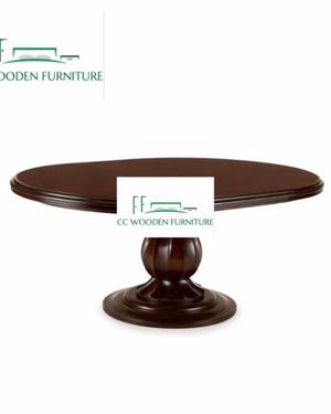 American country style wooden round dining table & dining