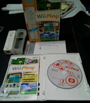 Control Wii Mote Para Wii En Caja Con Wii Play Original
