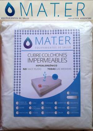 Cubre Colchon 2 Plazas Impermeable Incontinencia 1.90x1.40