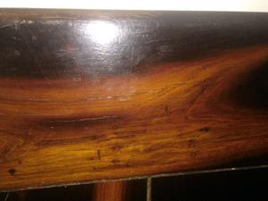 Mesa rectangular.de algarrobo rustica