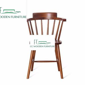 Nordic wood backrest chair American chair Windsor chair for