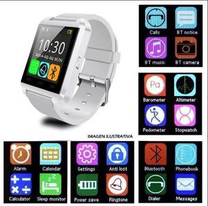 Smartwatch U8 Reloj Inteligente Android Bluetooth Blanco