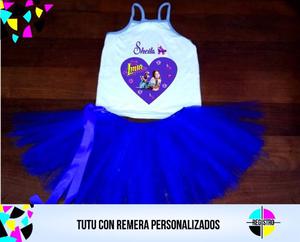 TUTUS Y REMERAS PERSONALIZADAS PARA LA PRINCESA DE LA CASA!!