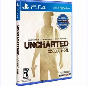 Uncharted Collection PS4 En Caja Juego Completo
