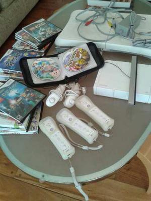 Wii Con Wii Fit Controles Y Jueguitos
