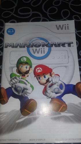 Wii Mariokart Slim Negra Completasima