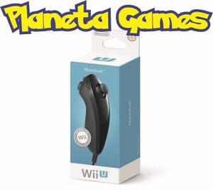 Wii U Nunchuck Controller Edicion Black 100% Originales