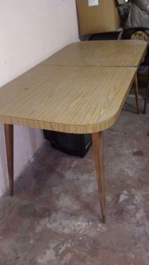 vendo mesa americana retro con alargue