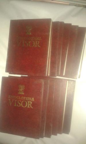 16 tomos de la enciclopedia Visor.