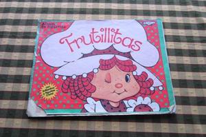 Album de figuritas Frutillas!! de la década de 1980!!