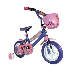 Bicicleta Disney Minnie. Rodado 12. Canasto.