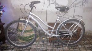 Bicicleta rodado 26color gris plata