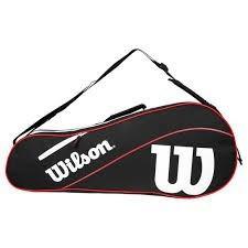 Bolso Raquetero Wilson Advantage Negro Cap. 3 Raq (881603)