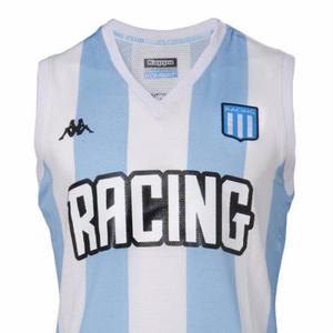 Camiseta Racing Basquet Oficial Kappa 2018-dxt-caballito