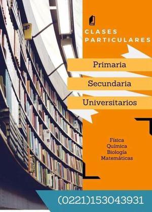 Clases particulares química física biología matemáticas