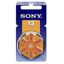 Pilas Audifono Audiologia Sony 13 Blister X 6 Pilas