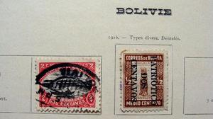 Sellos postales de Bolivia 1916 – 1954