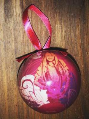 bola para arbol de navidad de hannah montana (miley cyrus),
