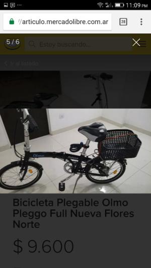 Bicicleta plegable Olmo