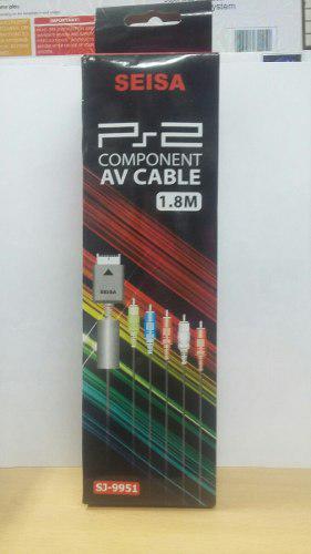 Cable Componente Seisa En Caja Para Ps2 Sj-9951