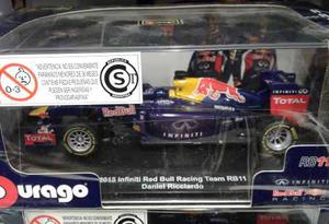 F1 Burago Red Bull Kvyat O Ricciardo 1/43