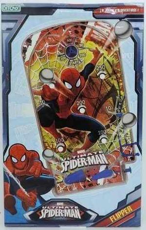 Flipper De Mesa Spiderman Original Ditoys