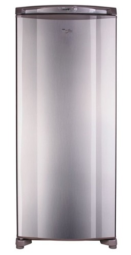 Freezer Vertical Whirlpool 260lts Wvu27x1 Silver 6 Cajones