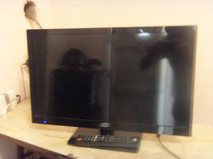 LED TV, 24", marca BGH, control, impecable