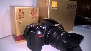 Nikon D200 con Lente Sigma 