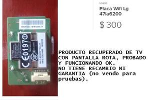 PLACA WIFI LG 47LA6200