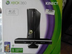 XBOX 360+KINECT+1 JOYSTICK+3 JUEGOS- ORIGINAL