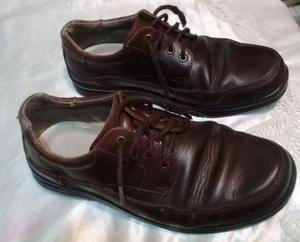 ZAPATO CUERO MARRON HOMBRE TALLE 42