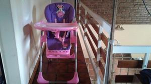 silla para nena minie. posicion de altura y en respaldo con