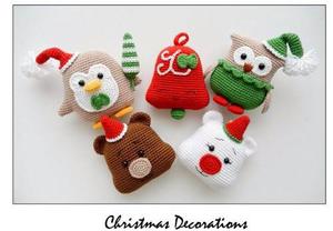 10 Patrones Amigurumi Navidad + Regalo ! Crochet Inglés