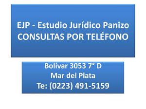 Abogados Panizo Consultas por Teléfono Servicio arancelado