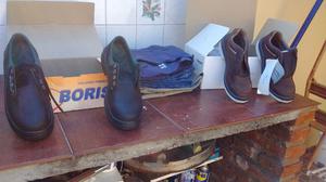 Botin, zapatillas y ropa de trabajo