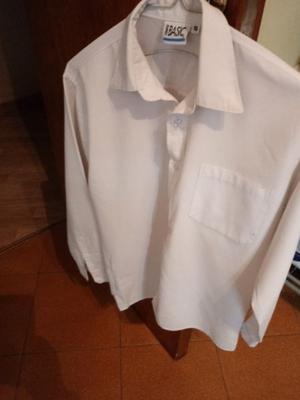 Camisa blanca unisex Talle 16 puede servir para uniforme