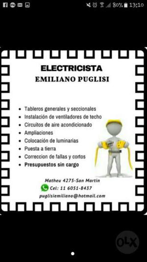 Electricista a domicilio