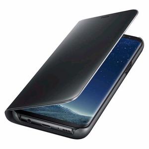 Funda Clear View Flip Cover Samsung Note 8 S8 Plus + Glass