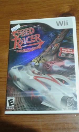 Juego Original Para Wii Speed Racer The Videogame Ntsc